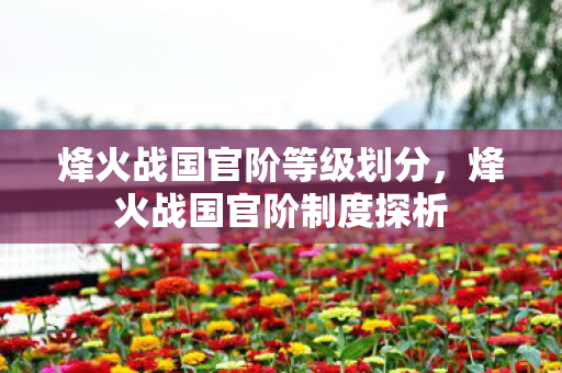烽火战国官阶等级划分,烽火战国官阶制度探析 烽火战国官阶等级划分,烽火战国官阶制度探析