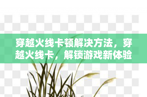 穿越火线卡顿解决方法,穿越火线卡,解锁游戏新体验,探索未知挑战 穿越火线卡顿解决方法,穿越火线卡,解锁游戏新体验,探索未知挑战