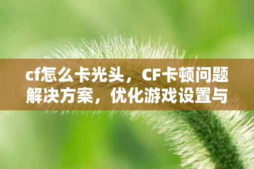 cf怎么卡光头,CF卡顿问题解决方案,优化游戏设置与硬件升级 cf怎么卡光头,CF卡顿问题解决方案,优化游戏设置与硬件升级