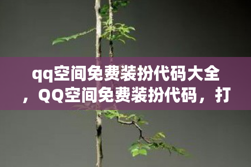 qq空间免费装扮代码大全,QQ空间免费装扮代码,打造个性化空间的秘密武器 qq空间免费装扮代码大全,QQ空间免费装扮代码,打造个性化空间的秘密武器