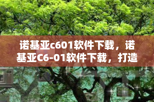 诺基亚c601软件下载，诺基亚C6-01软件下载，打造个性化智能手机体验
