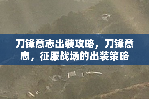 刀锋意志出装攻略，刀锋意志，征服战场的出装策略