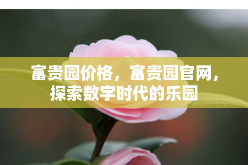 富贵园价格，富贵园官网，探索数字时代的乐园