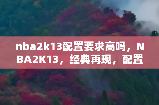 nba2k13配置要求高吗,NBA2K13,经典再现,配置需求解析 nba2k13配置要求高吗,NBA2K13,经典再现,配置需求解析