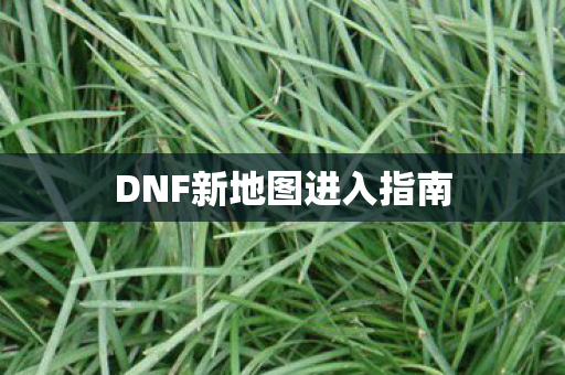 DNF新地图进入指南 DNF新地图进入指南