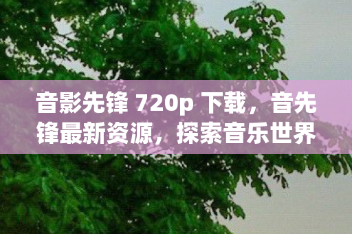 音影先锋 720p 下载，音先锋最新资源，探索音乐世界的无限可能