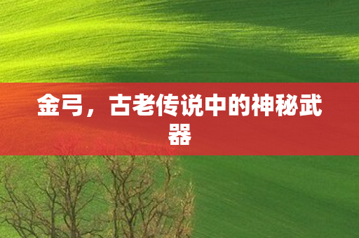 金弓，古老传说中的神秘武器