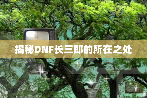 揭秘DNF长三郎的所在之处