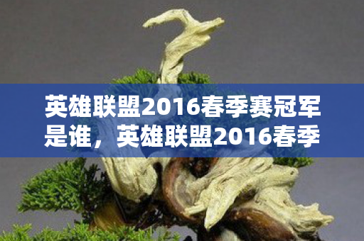 英雄联盟2016春季赛冠军是谁,英雄联盟2016春季赛,荣耀与梦想的舞台 英雄联盟2016春季赛冠军是谁,英雄联盟2016春季赛,荣耀与梦想的舞台