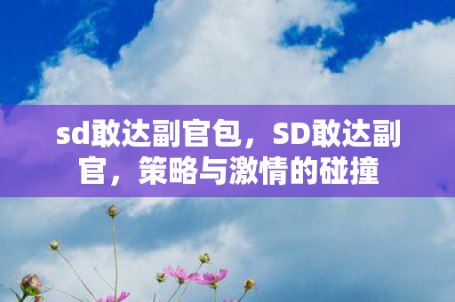 sd敢达副官包，SD敢达副官，策略与激情的碰撞