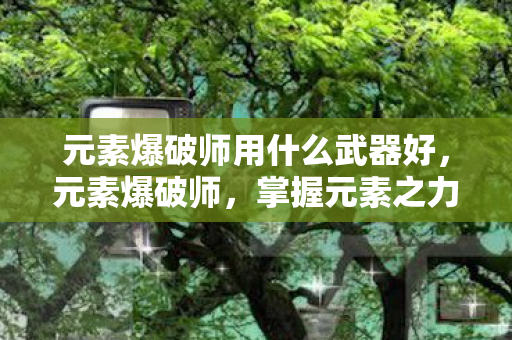 元素爆破师用什么武器好,元素爆破师,掌握元素之力的神秘武器 元素爆破师用什么武器好,元素爆破师,掌握元素之力的神秘武器
