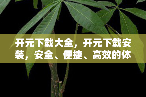开元下载大全,开元下载安装,安全、便捷、高效的体验 开元下载大全,开元下载安装,安全、便捷、高效的体验