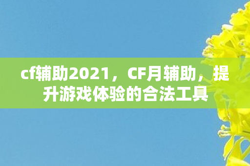 cf辅助2021,CF月辅助,提升游戏体验的合法工具 cf辅助2021,CF月辅助,提升游戏体验的合法工具