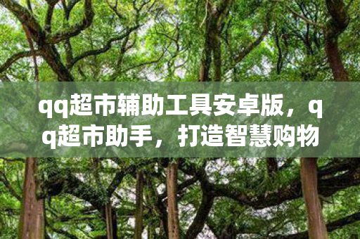 qq超市辅助工具安卓版,qq超市助手,打造智慧购物新体验 qq超市辅助工具安卓版,qq超市助手,打造智慧购物新体验