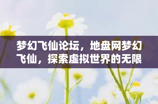 梦幻飞仙论坛,地盘网梦幻飞仙,探索虚拟世界的无限可能 梦幻飞仙论坛,地盘网梦幻飞仙,探索虚拟世界的无限可能