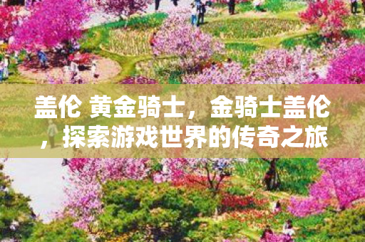 盖伦 黄金骑士,金骑士盖伦,探索游戏世界的传奇之旅 盖伦 黄金骑士,金骑士盖伦,探索游戏世界的传奇之旅