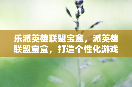 乐派英雄联盟宝盒，派英雄联盟宝盒，打造个性化游戏体验的利器