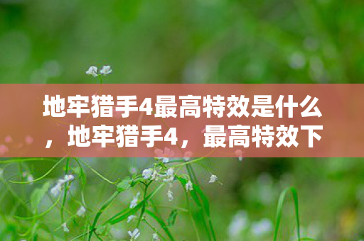 地牢猎手4最高特效是什么,地牢猎手4,最高特效下的魔幻之旅 地牢猎手4最高特效是什么,地牢猎手4,最高特效下的魔幻之旅