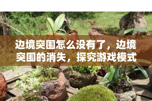 边境突围怎么没有了,边境突围的消失,探究游戏模式更迭背后的原因 边境突围怎么没有了,边境突围的消失,探究游戏模式更迭背后的原因