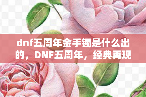 dnf五周年金手镯是什么出的，DNF五周年，经典再现，未来可期
