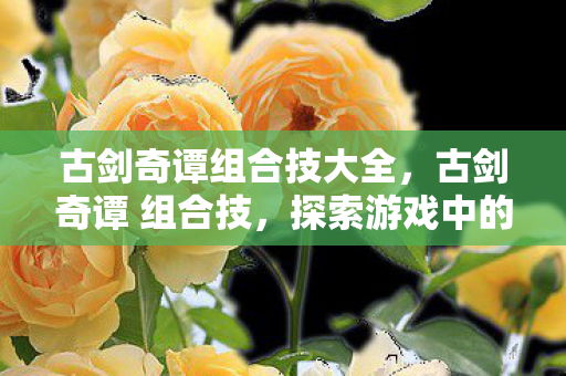 古剑奇谭组合技大全,古剑奇谭 组合技,探索游戏中的策略与美学 古剑奇谭组合技大全,古剑奇谭 组合技,探索游戏中的策略与美学