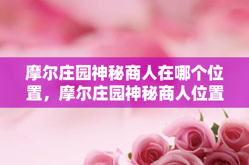摩尔庄园神秘商人在哪个位置,摩尔庄园神秘商人位置揭秘 摩尔庄园神秘商人在哪个位置,摩尔庄园神秘商人位置揭秘