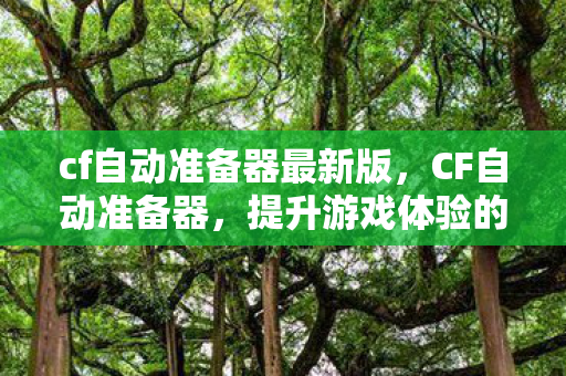 cf自动准备器最新版,CF自动准备器,提升游戏体验的便捷工具 cf自动准备器最新版,CF自动准备器,提升游戏体验的便捷工具