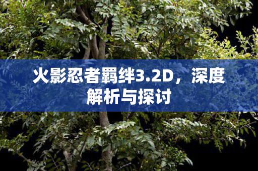 火影忍者羁绊3.2D,深度解析与探讨 火影忍者羁绊3.2D,深度解析与探讨