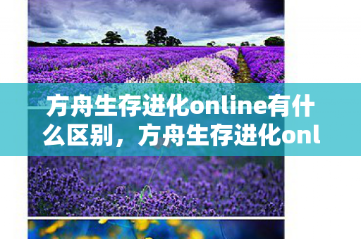 方舟生存进化online有什么区别,方舟生存进化online,探索未知世界的奇妙之旅 方舟生存进化online有什么区别,方舟生存进化online,探索未知世界的奇妙之旅