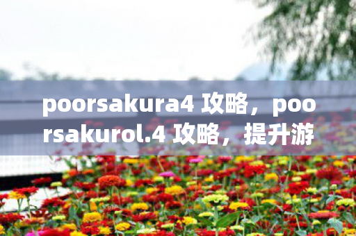 poorsakura4 攻略，poorsakurol.4 攻略，提升游戏效率与战斗技巧的全方位指南