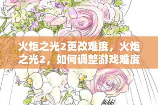 火炬之光2更改难度，火炬之光2，如何调整游戏难度，挑战自我新高度