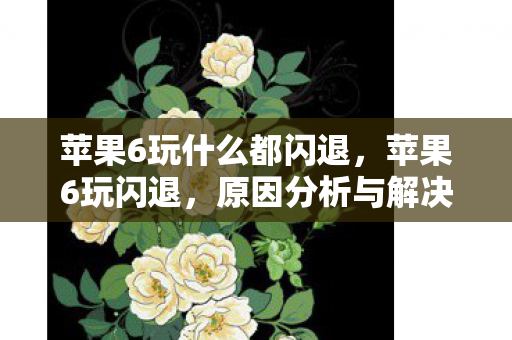 苹果6玩什么都闪退,苹果6玩闪退,原因分析与解决策略 苹果6玩什么都闪退,苹果6玩闪退,原因分析与解决策略