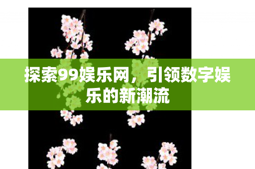 探索99娱乐网,引领数字娱乐的新潮流 探索99娱乐网,引领数字娱乐的新潮流