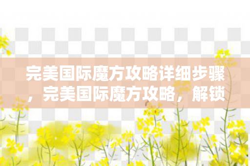 完美国际魔方攻略详细步骤，完美国际魔方攻略，解锁无限可能的策略与技巧