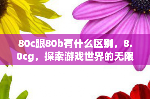 80c跟80b有什么区别,8.0cg,探索游戏世界的无限可能 80c跟80b有什么区别,8.0cg,探索游戏世界的无限可能