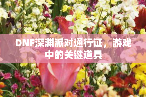 DNF深渊派对通行证,游戏中的关键道具 DNF深渊派对通行证,游戏中的关键道具
