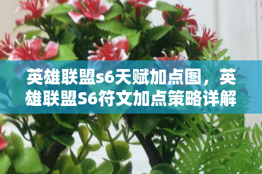 英雄联盟s6天赋加点图,英雄联盟S6符文加点策略详解 英雄联盟s6天赋加点图,英雄联盟S6符文加点策略详解