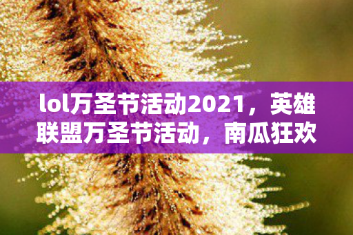 lol万圣节活动2021,英雄联盟万圣节活动,南瓜狂欢,惊悚来袭! lol万圣节活动2021,英雄联盟万圣节活动,南瓜狂欢,惊悚来袭!