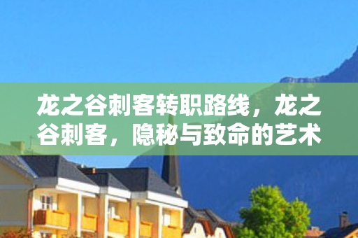 龙之谷刺客转职路线,龙之谷刺客,隐秘与致命的艺术 龙之谷刺客转职路线,龙之谷刺客,隐秘与致命的艺术