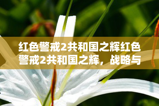 红色警戒2共和国之辉红色警戒2共和国之辉，战略与荣耀的完美结合