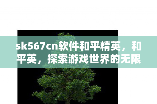 sk567cn软件和平精英,和平英,探索游戏世界的无限可能 sk567cn软件和平精英,和平英,探索游戏世界的无限可能