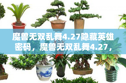 魔兽无双乱舞4.27隐藏英雄密码，魔兽无双乱舞4.27，经典再现，激情燃烧的岁月
