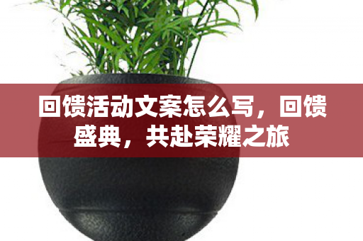 回馈活动文案怎么写，回馈盛典，共赴荣耀之旅