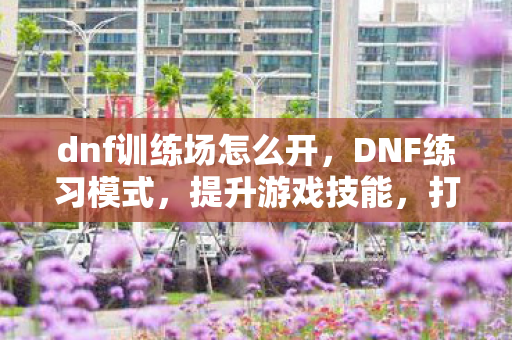 dnf训练场怎么开，DNF练习模式，提升游戏技能，打造卓越战斗体验