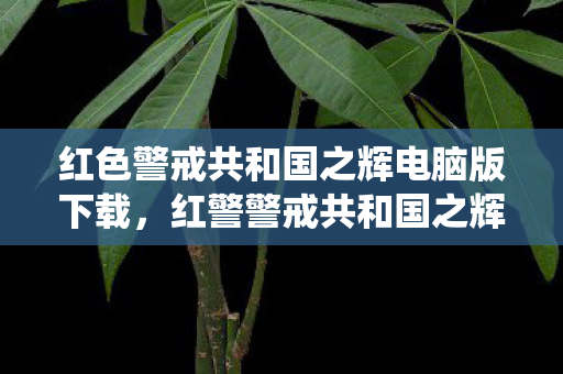 红色警戒共和国之辉电脑版下载，红警警戒共和国之辉，重温经典战役，探索战略新高度