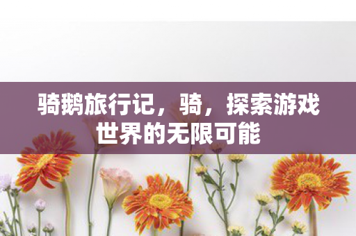 骑鹅旅行记,骑,探索游戏世界的无限可能 骑鹅旅行记,骑,探索游戏世界的无限可能