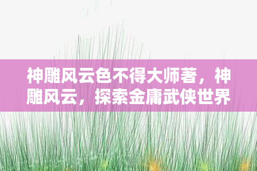 神雕风云色不得大师著，神雕风云，探索金庸武侠世界的另一面