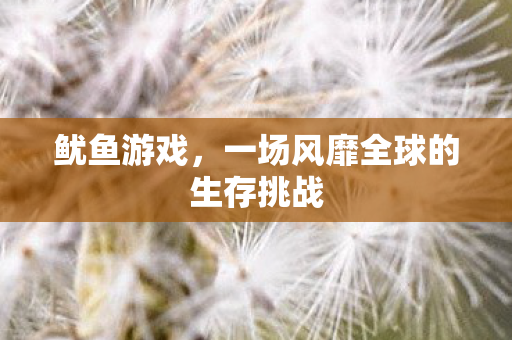 鱿鱼游戏，一场风靡全球的生存挑战