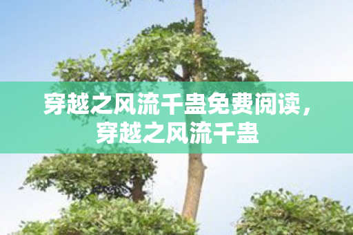 穿越之风流千蛊免费阅读，穿越之风流千蛊
