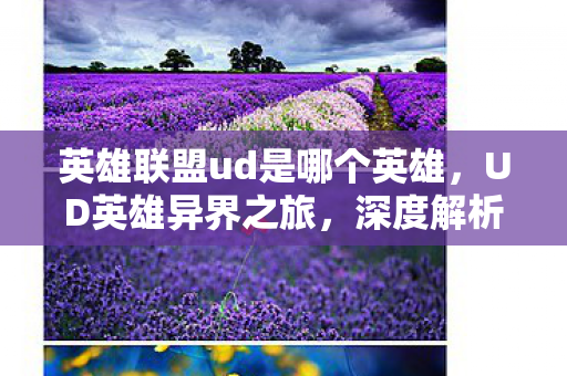 英雄联盟ud是哪个英雄,UD英雄异界之旅,深度解析英雄联盟中的暗影舞者 英雄联盟ud是哪个英雄,UD英雄异界之旅,深度解析英雄联盟中的暗影舞者